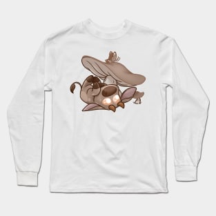 Brown Mushroom Minecraft cow Long Sleeve T-Shirt